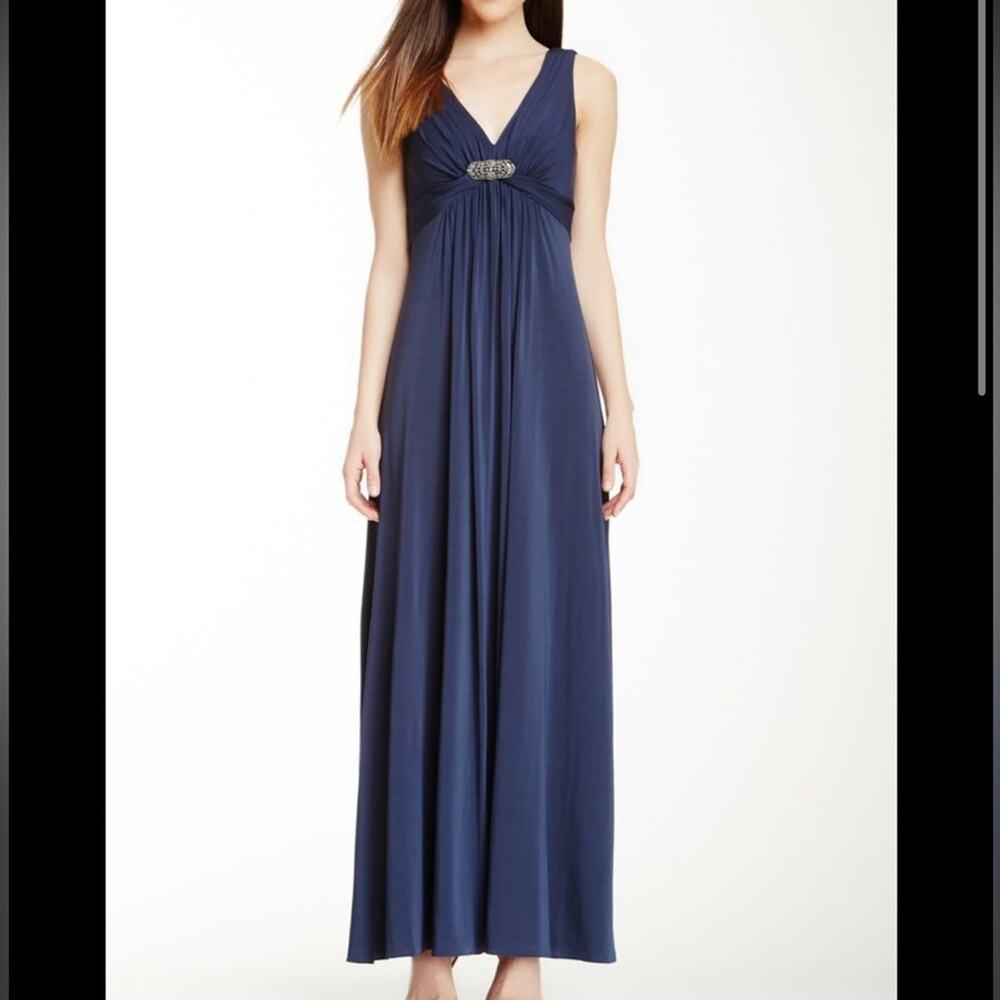 BCBG Max Azria NWT Black Formal Maxi Length Sparkle Detail